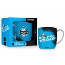 Caneca Porcelana Premium BrasFoot Grêmio 04 Imortal Tricolor 360 ML Urban Licenciada Branco Caneca Porcelana Premium BrasFoot Grêmio 04 Imortal Tricolor 360 ML Urban Licenciada Branco