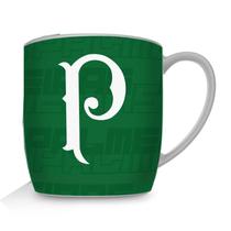 Caneca Porcelana Premium BrasFoot Palmeiras1 300 ML Urban Licenciada Branco Caneca Porcelana Premium BrasFoot Palmeiras1 300 ML Urban Licenciada Branco
