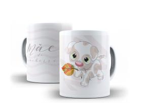 Caneca Porcelana Presente Dia das Mães 17 Mãe de Cachorro Caneca Porcelana Presente Dia das Mães 17 Mãe de Cachorro