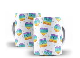 Caneca Porcelana Presente Infantil Pop It