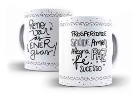 Caneca Porcelana Presente Renovar as Energias 2021 Prosperidade Paz Saúde Amor Alegria Fé Sucesso Caneca Porcelana Presente Renovar as Energias 2021 Prosperidade Paz Saúde Amor Alegria Fé Sucesso