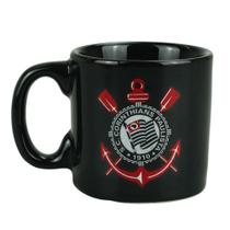 Caneca Porcelana Preta 120ml - Corinthians Caneca Porcelana Preta 120ml - Corinthians