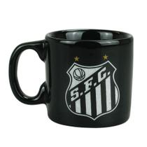 Caneca Porcelana Preta 120ml - Santos Caneca Porcelana Preta 120ml - Santos