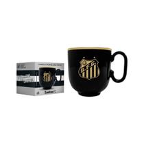 Caneca Porcelana Preta 350ml Santos - Allmix Caneca Porcelana Preta 350ml Santos - Allmix