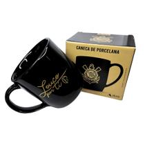 Caneca Porcelana Preta Corinthians - 360ml Caneca Porcelana Preta Corinthians - 360ml