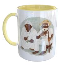 Caneca Porcelana Preto Velho Umbanda