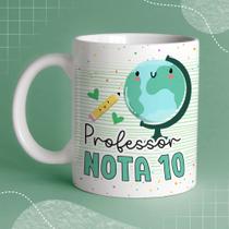 Caneca Porcelana Professor Nota 10 325 ml Caneca Porcelana Professor Nota 10 325 ml