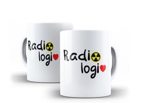 Caneca Porcelana Profissão Curso Radiologia