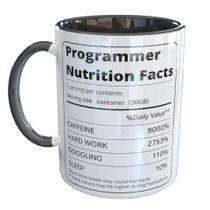 Caneca Porcelana Programador Dev Facts