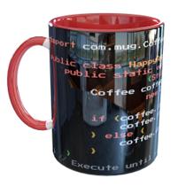 Caneca Porcelana Programador Dev Java Engraçada