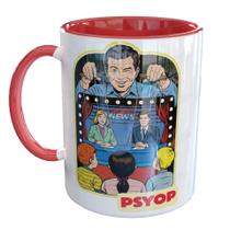 Caneca Porcelana Psyop Grande Mídia