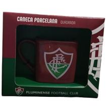Caneca Porcelana Quadrada Times Fluminense 330ml