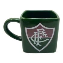 Caneca Porcelana Quadrada Times Fluminense 330ml