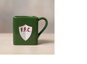 Caneca porcelana quadrada times - fluminense