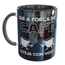 Caneca Porcelana Que a Força do Café esteja Você