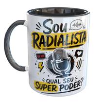 Caneca Porcelana Radialista