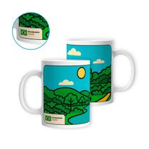 Caneca Porcelana Rio Branco-AC 325ml Brasil Caneca Porcelana Rio Branco-AC 325ml Brasil