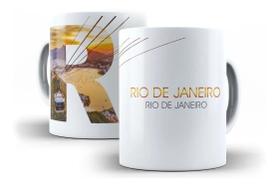 Caneca Porcelana Rio De Janeiro 02 Cidade Turística Presente