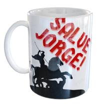 Caneca Porcelana Salve Jorge