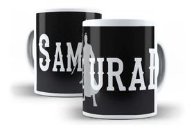Caneca Porcelana Samurai Artes Marciais Ninja Japão Caneca Porcelana Samurai Artes Marciais Ninja Japão