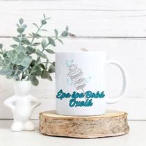 Caneca Porcelana - Saudação Oxalá - Umbanda / Candomblé