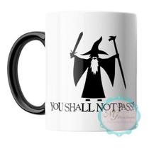 Caneca Porcelana Senhor Dos Anéis Galdalf You Shall Not Pass Caneca Porcelana Senhor Dos Anéis Galdalf You Shall Not Pass