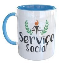 Caneca Porcelana Serviço Social