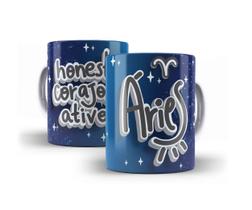 Caneca Porcelana Signo Áries 04 Caneca Porcelana Signo Áries 04