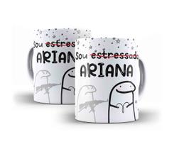 Caneca Porcelana Signo Flork Áries Ariana Caneca Porcelana Signo Flork Áries Ariana