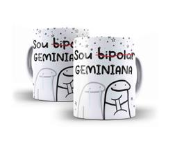 Caneca Porcelana Signo Flork Gêmeos Geminiana Caneca Porcelana Signo Flork Gêmeos Geminiana