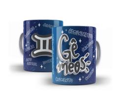 Caneca Porcelana Signo Gêmeos 03
