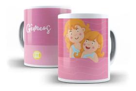 Caneca Porcelana Signo Gêmeos
