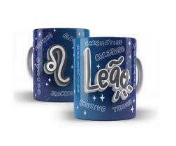 Caneca Porcelana Signo Leão 03