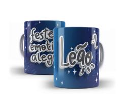 Caneca Porcelana Signo Leão 04