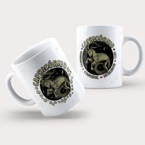 Caneca Porcelana Signo Zodíaco Horóscopo Capricórnio - SIG-CAP-02