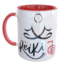 Caneca Porcelana Símbolo Reiki Cho Ku Rei Zen