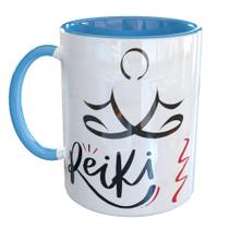 Caneca Porcelana Símbolo Reiki Raku Zen