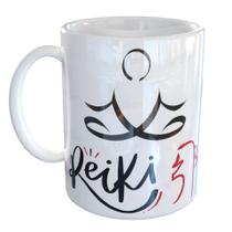 Caneca Porcelana Símbolo Reiki Sei He Ki Zen