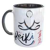 Caneca Porcelana Símbolo Reiki Zen