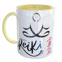Caneca Porcelana Símbolo Reiki Zen