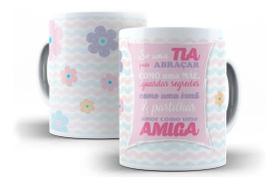 Caneca Porcelana Só Uma Tia Pode Como Amiga Presente Família Caneca Porcelana Só Uma Tia Pode Como Amiga Presente Família