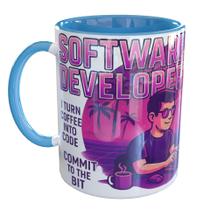 Caneca Porcelana Software Developer Desenvolvedor