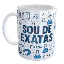 Caneca Porcelana Sou de Exatas