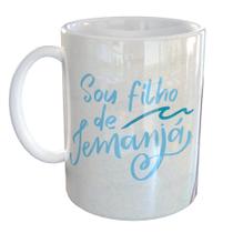 Caneca Porcelana Sou filho de Iemanja Exu Umbanda