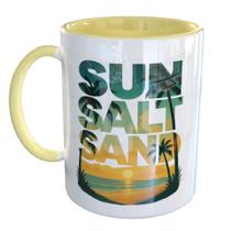 Caneca Porcelana Sun Salt Sand - Praia Aventura