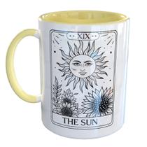 Caneca Porcelana Tarot Carta Sol