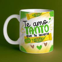 Caneca Porcelana Te amo tanto que te levaria ao Caribe 325 ml Caneca Porcelana Te amo tanto que te levaria ao Caribe 325 ml