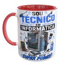 Caneca Porcelana Tecnico em Informatica Profissional