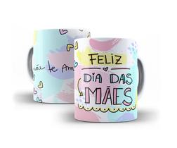 Caneca Porcelana Tema Dia das Mães Caneca Porcelana Tema Dia das Mães