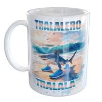 Caneca Porcelana Tralalero Tralala Brainrot